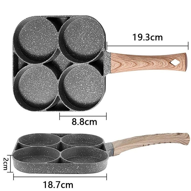 MultiCook®️- Frigideira de 4 divisórias - Antiaderente - Said Express